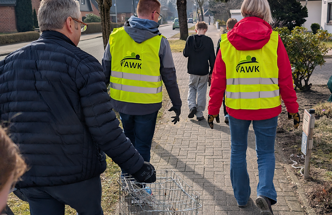 Unterwegs für eine saubere Gemeinde